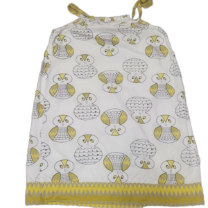 Rosie Olive dress, owl print, size 6 girls